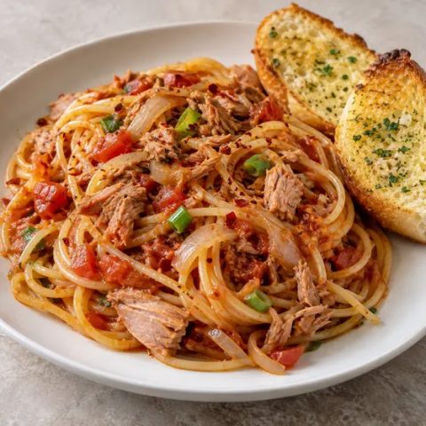 Spaghetti/Rice/Penne with Tuna