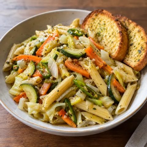 Spaghetti/Rice/Penne with Vegetable